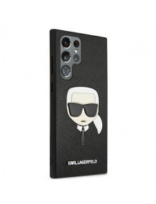 Samsung Galaxy S22 Ultra och väldigt snyggt skydd från Karl Lagerfeld.