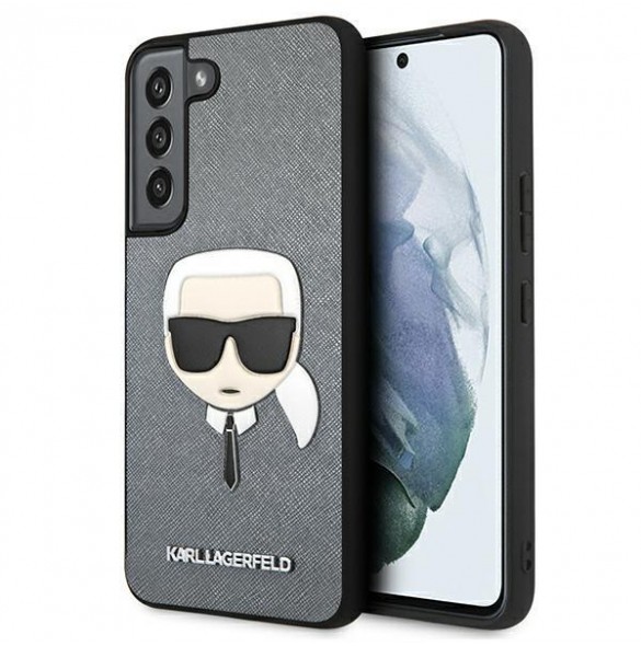 Med detta fodral kommer du att vara lugn för Samsung Galaxy S22 Plus väldigt snyggt skydd från Karl Lagerfeld.