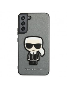 Samsung Galaxy S22 Plus och väldigt snyggt skydd från Karl Lagerfeld.