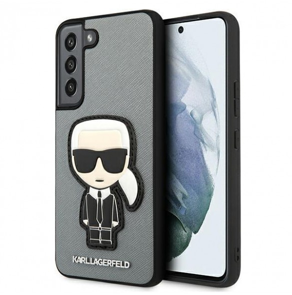 Samsung Galaxy S22 och väldigt snyggt skydd från Karl Lagerfeld.