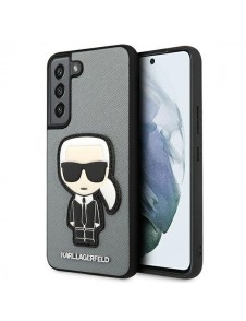 Samsung Galaxy S22 och väldigt snyggt skydd från Karl Lagerfeld.