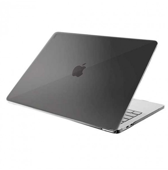 Translucensen bevaras originaldesign MacBook`a med en synlig logotyp