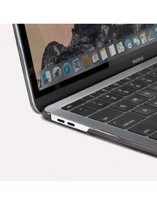 Translucensen bevaras originaldesign MacBook`a med en synlig logotyp