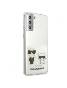 Samsung Galaxy S21 Plus och väldigt snyggt skydd från Karl Lagerfeld.